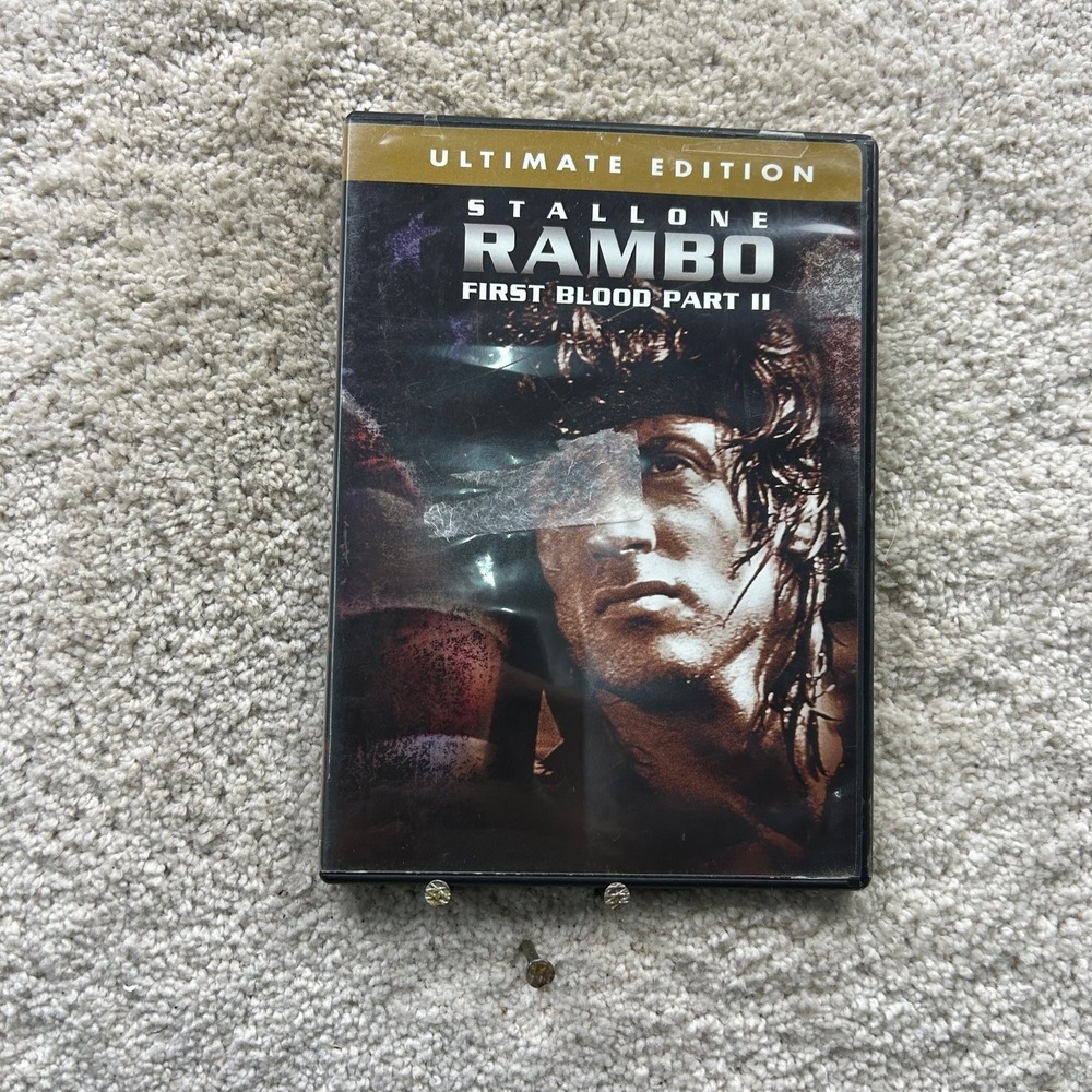 Rambo First Blood Part II DVD 1985 Ultimate‎ Edition Sylvester Stallone Action